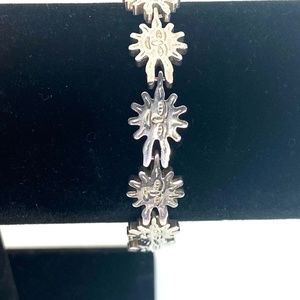 Silver Sun Bracelet